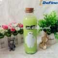 350ml/500ml Hot Sales high quality custom made empty clear glass bottle /milk bottle /juice beverage bottle